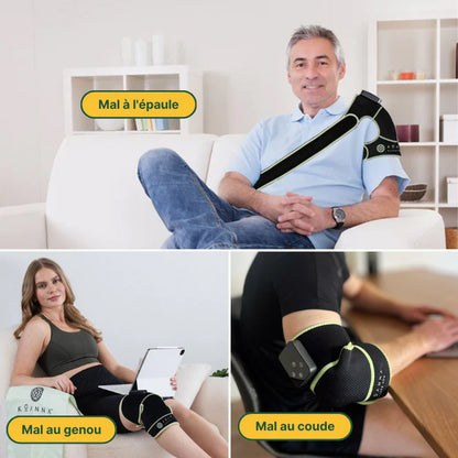 Masseur chauffant 3en1 Genoux, épaule, coude