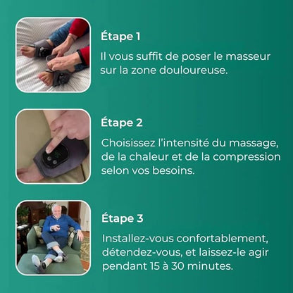 Appareil de massage électrique pour chevilles.